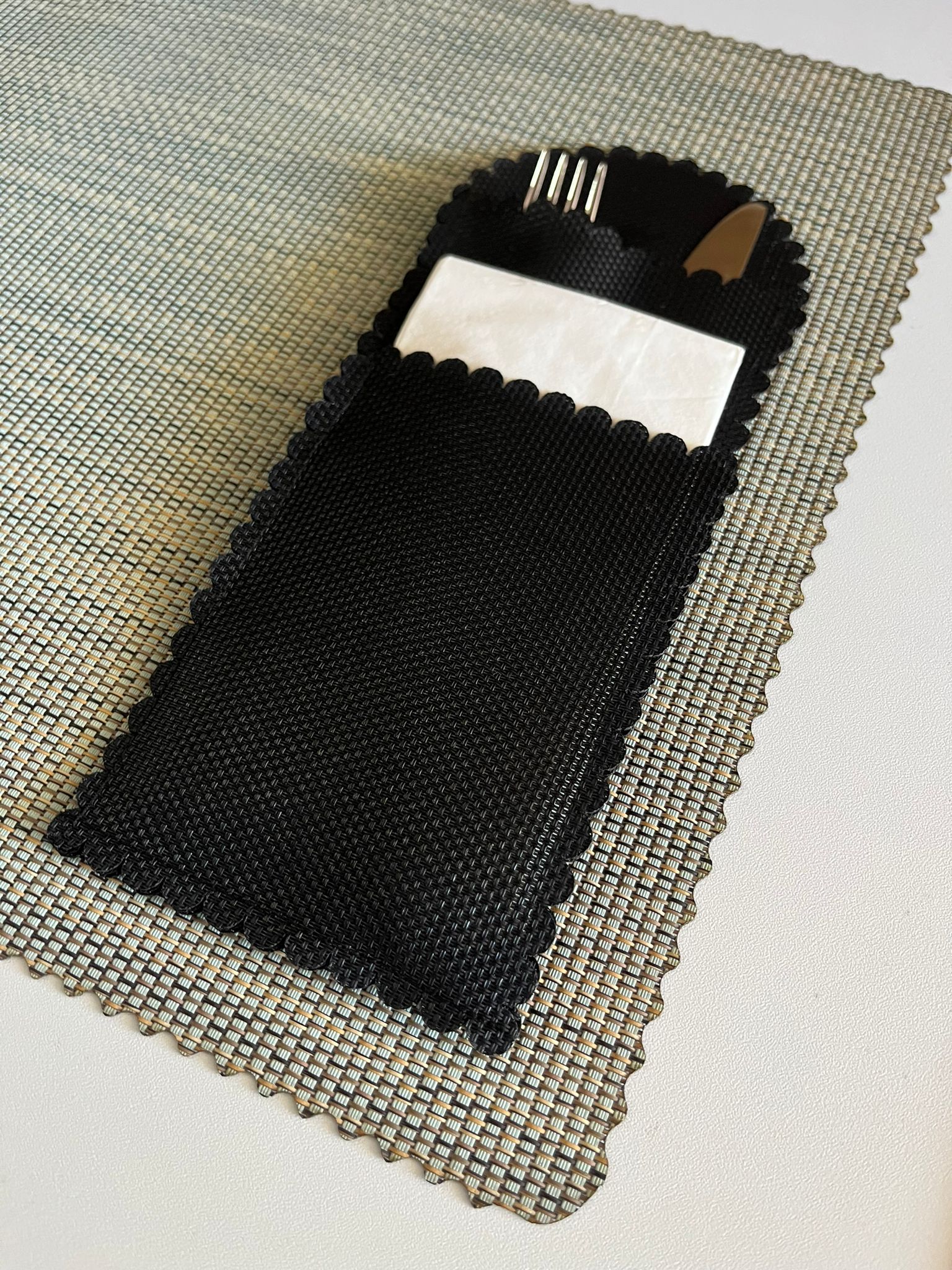 Örme Çatal Bıçak Kılıfı / Cutlery Pouch